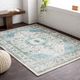 Surya Aberdine Green/Teal 2'x3' Throw Rug-3