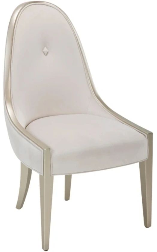 Michael Amini® London Place Creamy Pearl Dining Side Chair-0
