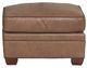 Vanguard® Furniture Customizable Hillcrest Leather Ottoman-0