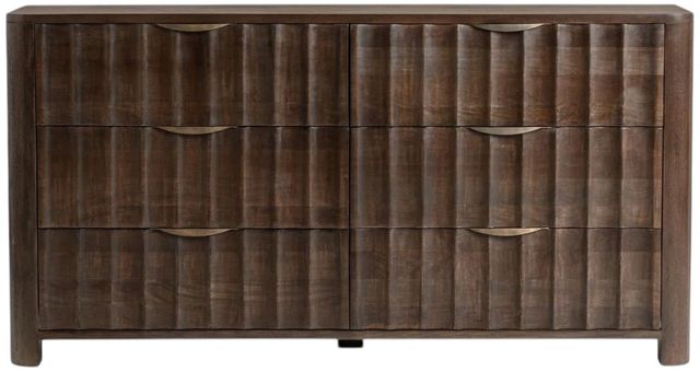 Classic Home Baylee Cocoa Brown 6-Drawer Dresser-3