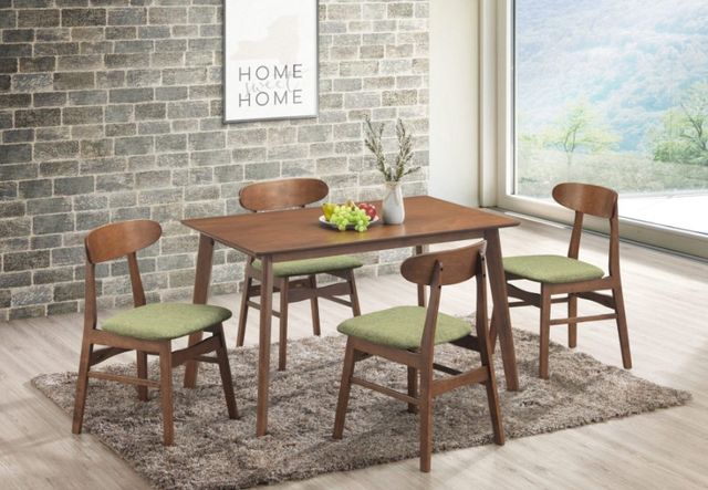 New Classic® Home Furnishings Morocco 5-Piece Brown/Green Dining Table Set-1