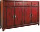 Hooker® Furniture Commerce and Market Rich Red Asian Cabinet-0