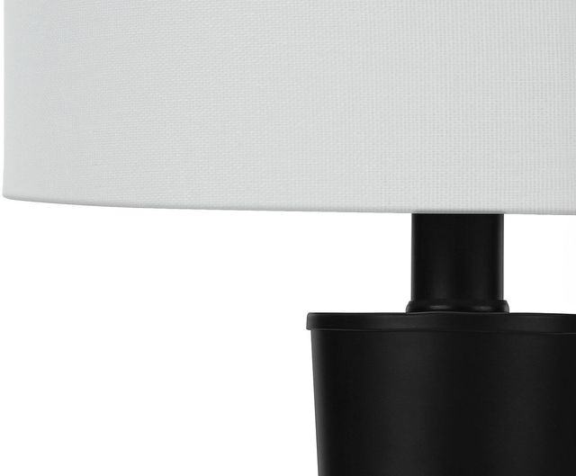 Monarch Specialties Inc. Set Of 2 24"H Black Metal Table Lamps-2