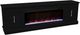 Legends Home Jordan Seal Skin Black 82" Fireplace Console-0