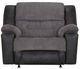 Franklin™ Grant Silverton Charcoal Fabric Manual Rocker Recliner-3