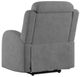 Emerald Home Harvey Gray Power Recliner with Power Headrest-5