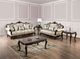Furniture of America® Veracruz Beige/Dark Cherry Loveseat-1
