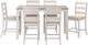 Signature Design by Ashley® Skempton 7-Piece Light Brown/White Counter Height Dining Set-1