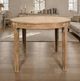 Nest Home Collections Morgan Natural Gray 42'' Round Dining Table-1