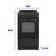 Element® 20" Black Freestanding Electric Range-4