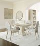 Bernhardt East Hampton Cerused Linen/Gray Upholstered Dining Upholstered Side Chair-1