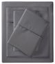 Olliix by Clean Spaces Allergen Barrier Charcoal California King 300 Thread Count Cotton Sheet Set-0