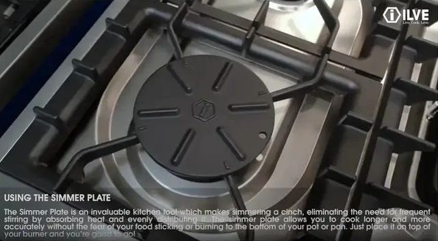 Ilve® Black Simmer Plate-1