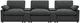 Coaster® Collins 5-Piece Dark Gray Power Reclining Theater-3