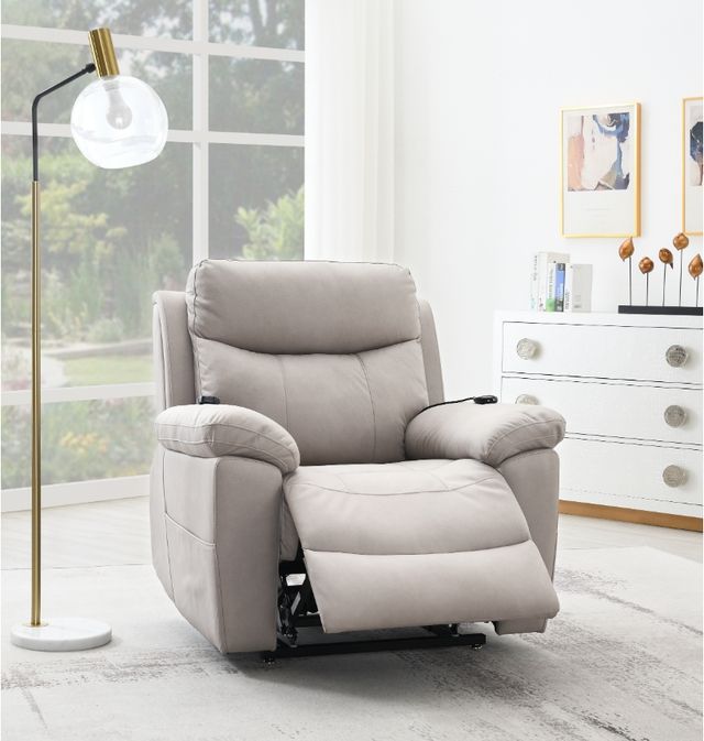 ACME Furniture Chriki Light Gray Power Recliner-1