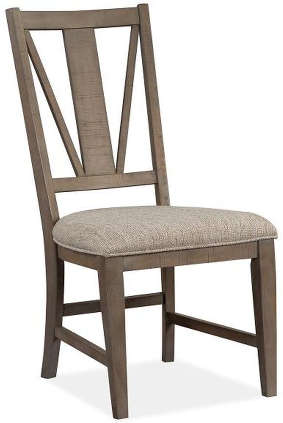 Magnussen Home® Paxton Place Dovetail Grey/Baja Fog Dining Side Chair-0