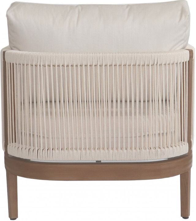 Meridian Furniture Maui Cream Aluminum/Fabric Outdoor Accent Chair-3