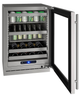 U-Line® 24" Stainless Steel Wine Cooler-1