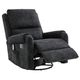 Northfield Living Black Swivel Rocking Recliner Massage Chair-3