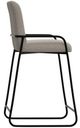 International Furniture Direct Seating Beige/Black 49" Bar Stool-3