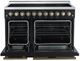 FORNO® Paolo 48" Black Freestanding Induction Range-1