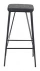 Zuo Modern Samuel Vintage Black Bar Stool-1