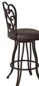 Armen Living Celeste Bandero Espresso 26" Swivel Counter Stool-2