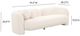 TOV Furniture Amelie Cream 91" Sofa-2