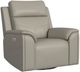 Flexsteel® Vernon Dove Gray Power Swivel Glider Recliner-0
