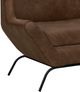 International Furniture Direct Tyne Chocolate Brown Armchair-1