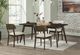 New Classic® Home Furnishings Rex 5-Piece Beige/Walnut Rectangular Dining Set-1