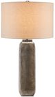 Currey & Company Morse Off-White/Oxidized Nickel Table Lamp-1