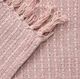 A & B Home Pink/Tan 50"x60" Throw Blanket-1