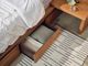 EQ3 Boom Walnut Full/Double Panel Storage Bed with Extensions and Nightstands-3