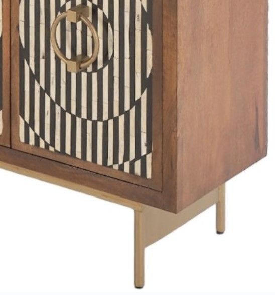 Jaipur Furniture Bone Inlay Riordan Brown Sideboard-1