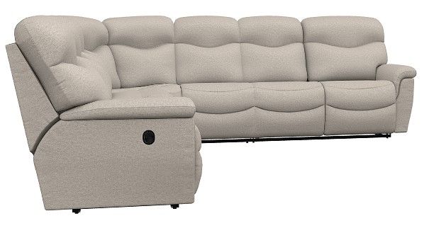 La-Z-Boy® James 5-Piece Muslin Manual Reclining Sectional-1