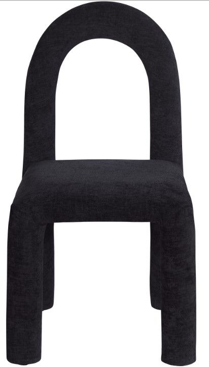 Meridian Furniture Amari Black Upholstered Dining Chair-1