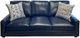 USA Premium Leather Furniture 7300 HM Blue Sofa-0