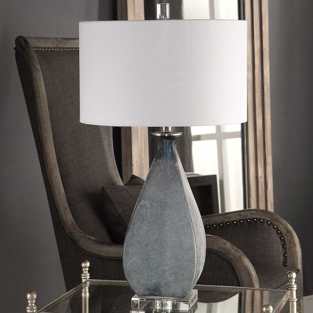 Uttermost® Atlantica Deep Ocean Blue Table Lamp-1