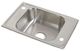 Elkay Celebrity® Brushed Satin 25" x 17" 4-Hole Single Bowl Drop-In Classroom Sink-0