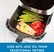 Kenmore® 8Qt 1700W Stainless Steel Family Size Air Fryer with 12 Preset Cooking Functions, Digital Touch Screen, Programmable Temperature & Timer, Viewing Window, Roast Bake Broil Dehydrate Reheat-4