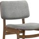 Armen Living Lima Walnut Dining Accent Chairs-4