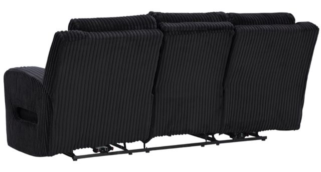 Signature Design by Ashley® Forest Lake Black Power Reclining Sofa with Adjustable Headrest-2