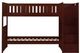 Mazin Furniture Rowe Cherry Twin/Twin Youth Step Bunk Bed-0