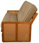 Kodiak Furniture Westport Honey Full Futon Frame with Storage-3