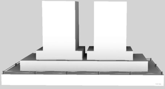 Vent-A-Hood® 66" White Contemporary Island Range Hood-0