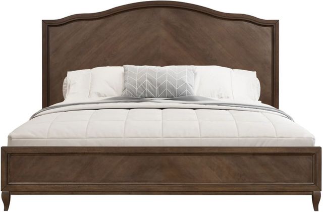 Flexsteel® Bellevue 4-Piece Whiskey Brown King Panel Bedroom Set-3