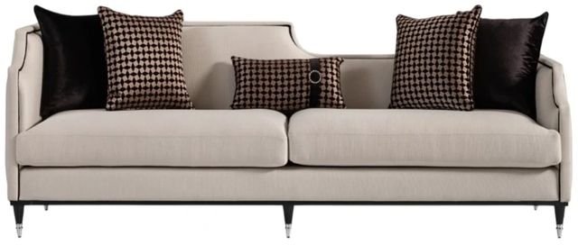 Michael Amini® La Francaise Black/Cafe Mansion Sofa-2