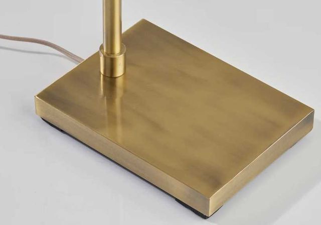 Adesso® Lancaster Antique Brass Floor Lamp-3