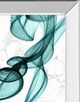 Classy Living Irena Orlov Teal Ribbons II Wall Art-1
